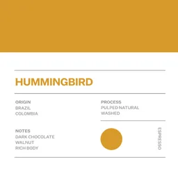 Hummingbird Blend coffee beans from 1645 Coffee Roasters