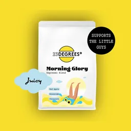 Morning Glory coffee beans from 23 Degrees Coffee Roasters