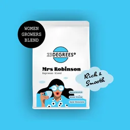 Mrs Robinson coffee beans from 23 Degrees Coffee Roasters