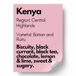 Kiambu coffee beans from 36th Parallel Specialty Coffee Roasters