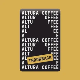 Throwback coffee beans from Altura Coffee