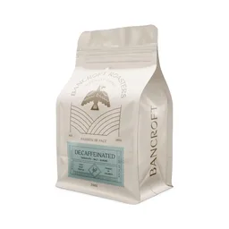 Glacier Decaf coffee beans from Bancroft Roasters