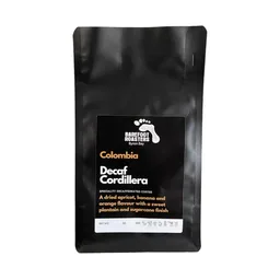 Decaf Cordillera coffee beans from Barefoot Roasters