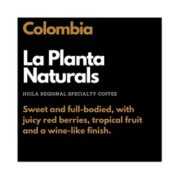La Planta coffee beans from Barefoot Roasters