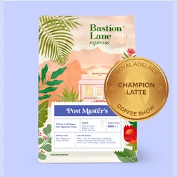 Post Master's coffee beans from Bastion Lane Espresso