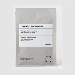 Linarco Rodriguez coffee beans from Bench Coffee Co.