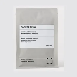 Tadese Teko coffee beans from Bench Coffee Co.