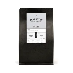 Decaf coffee beans from Blackstar Coffee Roasters