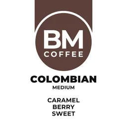 Colombian Roast coffee beans from Blue Mountains Coffee Roasters