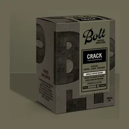 Crack coffee beans from Bolt Coffee Roasters
