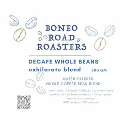 Exhilarate · Decaf coffee beans from Boneo Road Roasters