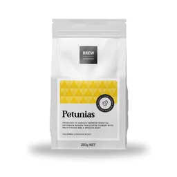Petunias coffee beans from Brew Coffee Roasters