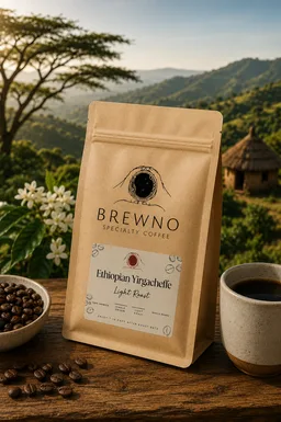 Halo Berti Yirgacheffe · Process coffee beans from Brewno Specialty Coffee