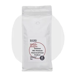 Blue Mountain Peaberry coffee beans from Bun Coffee