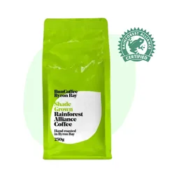 Shade Grown Rainforest Alliance Coffee coffee beans from Bun Coffee