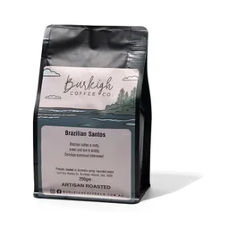 Santos coffee beans from Burleigh Coffee Company