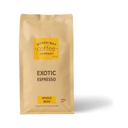 Exotic Espresso coffee beans from Byron Bay Coffee Co