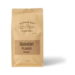 Harmony Plunger coffee beans from Byron Bay Coffee Co