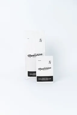 Organic Decaf coffee beans from Byron Moonshine Coffee