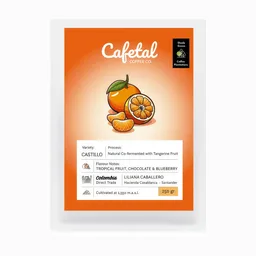 Castillo Tangerine coffee beans from Cafetal Coffee Company