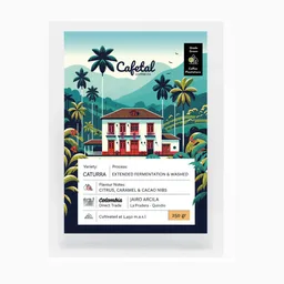 Caturra coffee beans from Cafetal Coffee Company