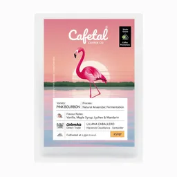 Pink Bourbon coffee beans from Cafetal Coffee Company