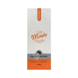 Italian Blend coffee beans from Caffe' Mondo