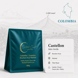 Castellon Bourbon Aruzi coffee beans from Central Coast Coffee