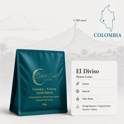 Gesha Natural (Floral Symphony) coffee beans from Central Coast Coffee