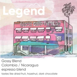 Gossy Blend coffee beans from Central Coast Coffee