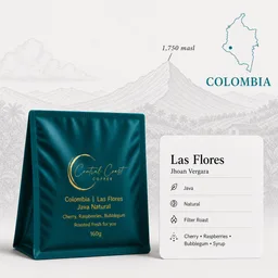 Las Flores Java coffee beans from Central Coast Coffee