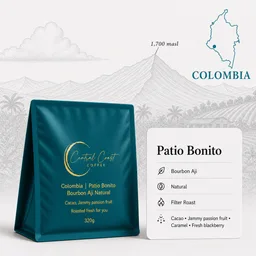 Bourbon Aji coffee beans from Central Coast Coffee