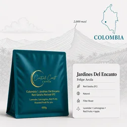 Red Gesha Natural EF2 coffee beans from Central Coast Coffee