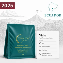 Sidra Natural Anaerobic 120h coffee beans from Central Coast Coffee