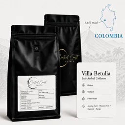 Villa Betulia Luis Anibal Calderon Gesha coffee beans from Central Coast Coffee