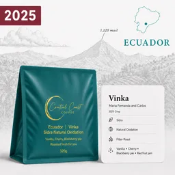 Vinka Farm 2025 Sidra Natural Oxidation coffee beans from Central Coast Coffee