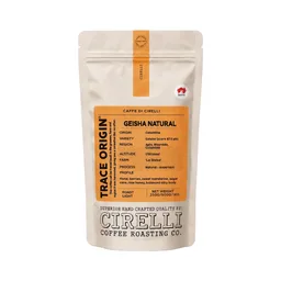 Geisha Natural coffee beans from Cirelli Coffee