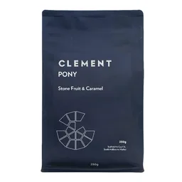 Pony Organic Blend coffee beans from Clement Coffee