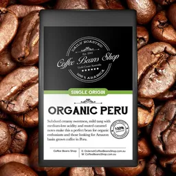 Organic Peru coffee beans from Coffee Beans Shop