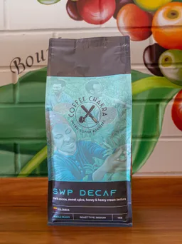 SWP Decaf coffee beans from Coffee Chakra