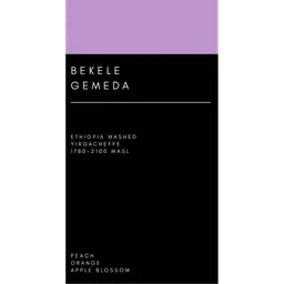 Bekele Gemeda coffee beans from Coffee in Common