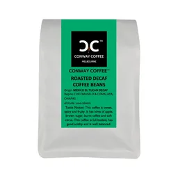 El Tucan Decaf · Roasted coffee beans from Conway Coffee