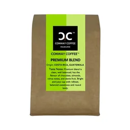 Premium Blend · Raw coffee beans from Conway Coffee