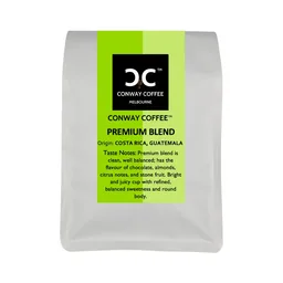Premium Blend · Roasted coffee beans from Conway Coffee