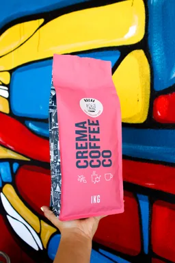 Mocha/Ritual coffee beans from Crema Coffee Co.