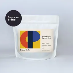 The Crowd Pleaser Espresso Blend coffee beans from Criteria Coffee