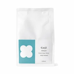 Guji coffee beans from Cru+ Coffee Roastery