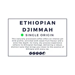 Djimmah coffee beans from Cruze Coffee