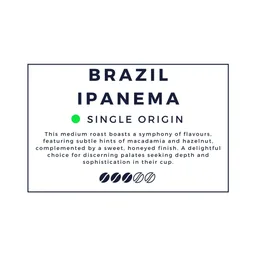 Ipanema coffee beans from Cruze Coffee