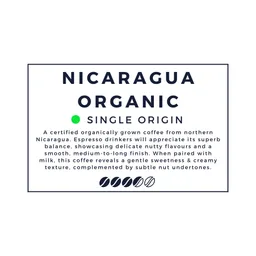 Nicaragua coffee beans from Cruze Coffee